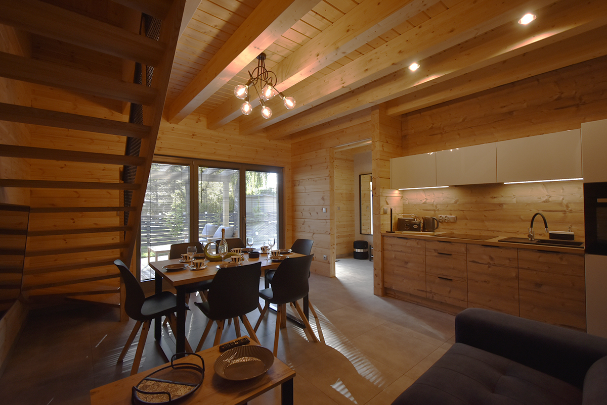 Przestronna kuchnia Naturapart Honka Dziwnów nad morzem